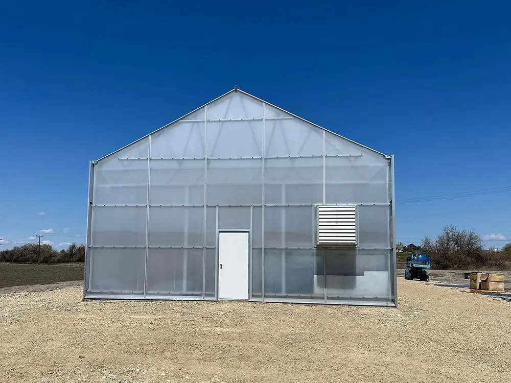 Commercial Polycarbonate Greenhouse With Light Deprivation System Pc Sheet 100% Darkness Blackout  Greenhouse 4
